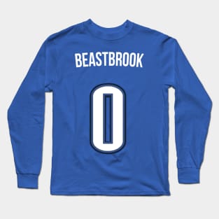 Russell Westbrook 'Beastbrook' Nickname Jersey - Oklahoma City Thunder Long Sleeve T-Shirt